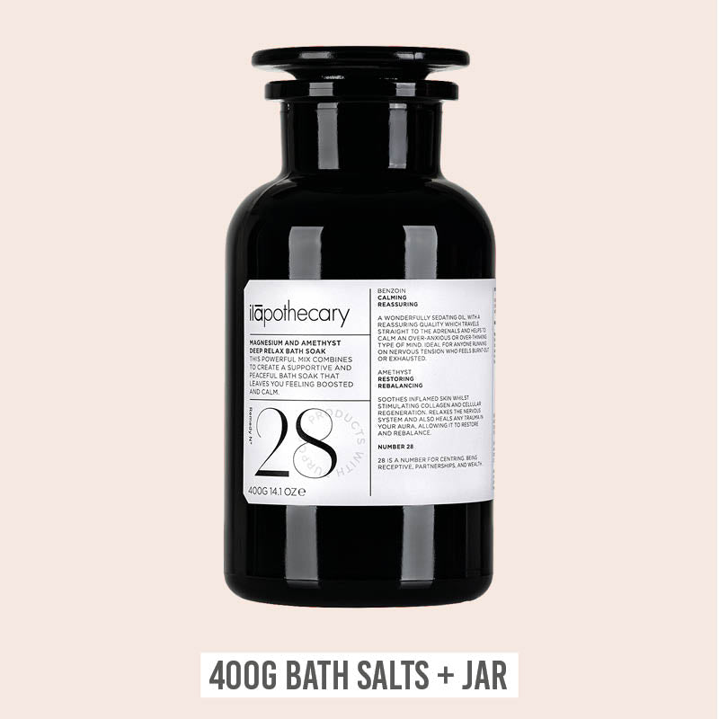 ilapothecary Magnesium & Amethyst Deep Relax Bath Soak full jar