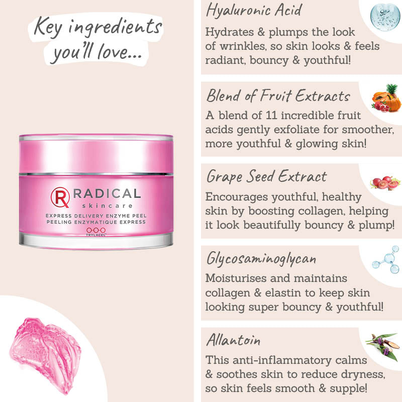 Radical Skincare Enzyme Peel | To Polish & Brighten Skin – Beauty and ...