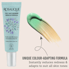 Rosalique 3 in 1 Anti Redness Miracle Formula features