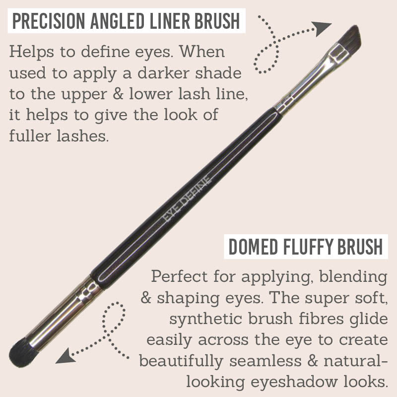 Studio10 Double-Ended Eye Define Brush features