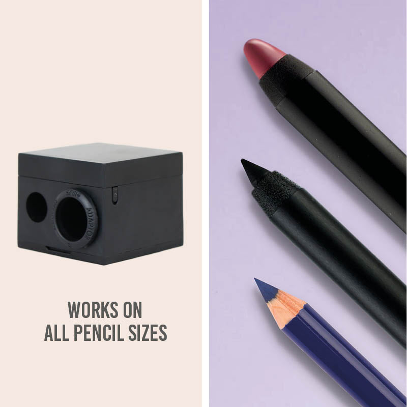 Trio Pencil Sharpener works on all pencil sizes